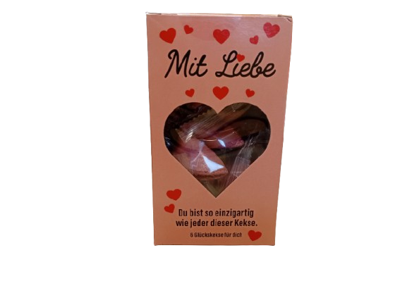 Glückskekse 6er "Mit Liebe"
