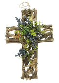 Dekokreuz mit Beeren