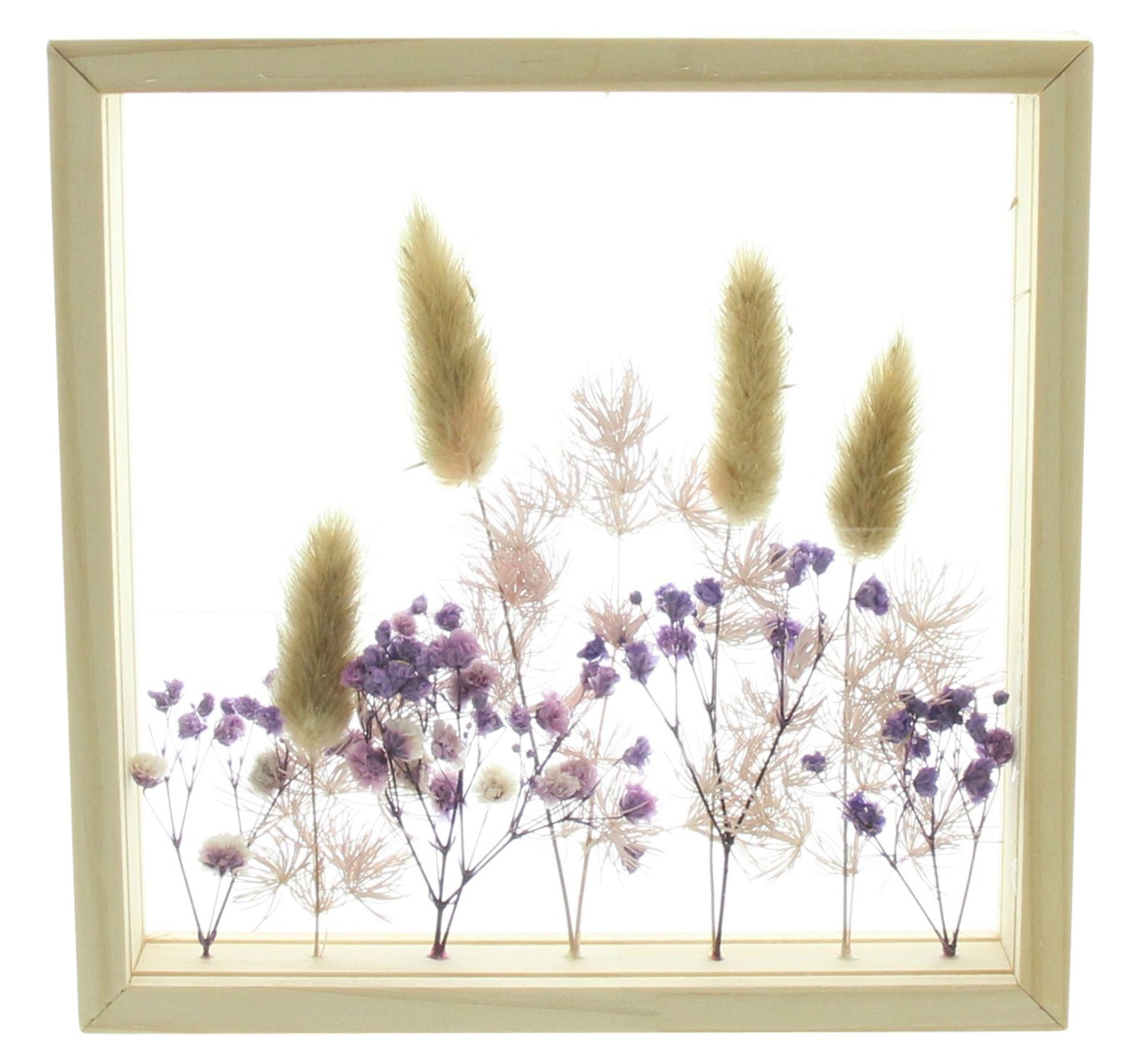 Dekoramen mit Trockenblumen