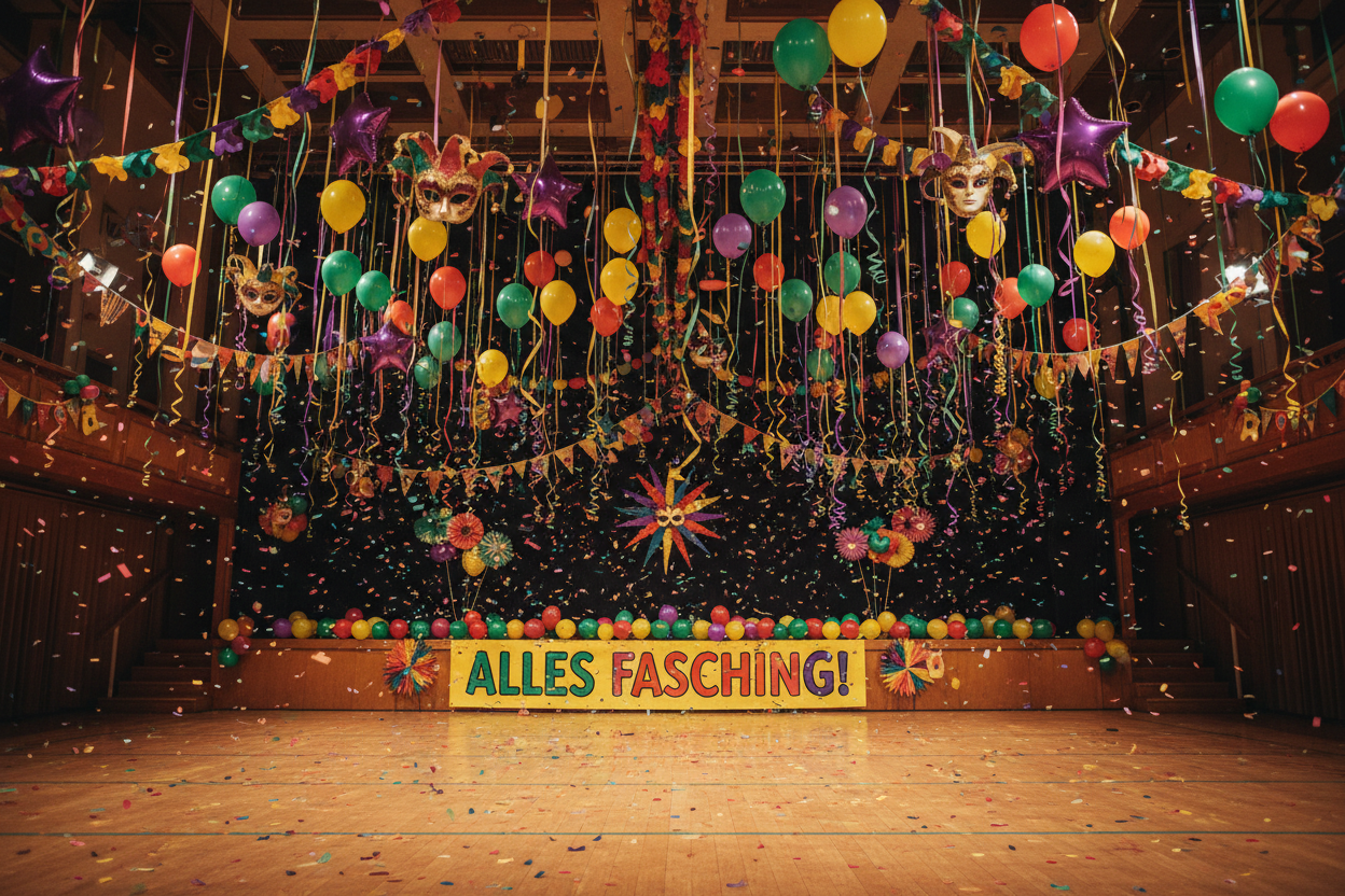 Faschingsdekoration